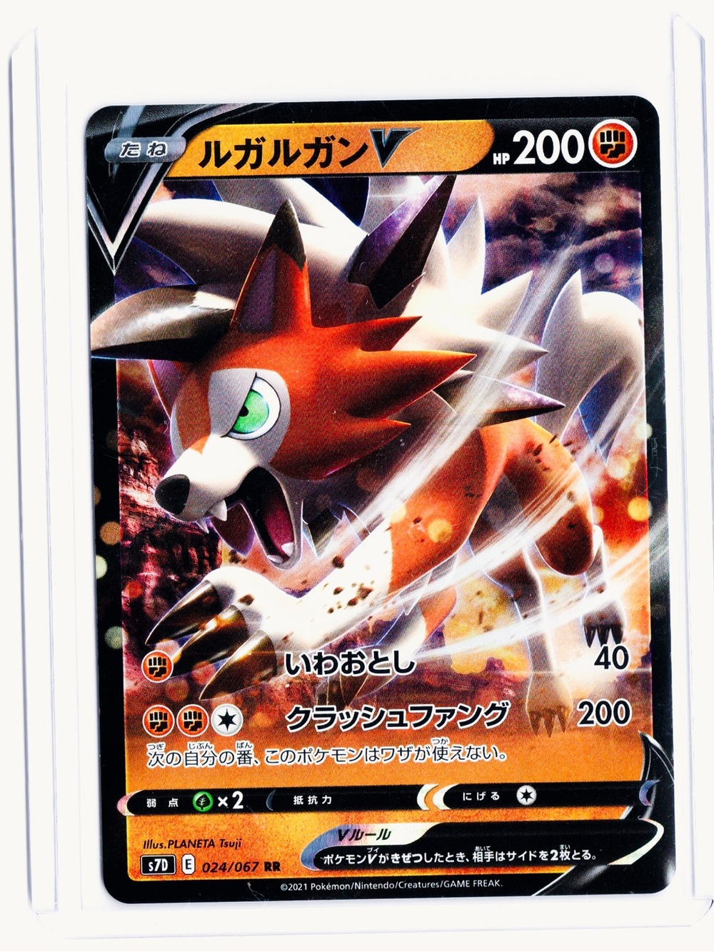Lycanroc V (JP) 024/067 Towering Perfection NM Pokemon Trading Card